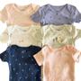 Imagem de Body Infantil Menina Simple Joys Kit 6 peças Carters