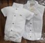 Imagem de Body Luxo Branco Social Estilo Camisa Infantil Menino 2441