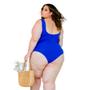 Imagem de Body Maio Feminino Costa Nua Alça Larga Moda Praia Plus Size