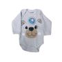 Imagem de Body Manga Longa Doctor Baby Cinza/Urso 01-207