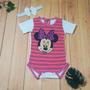 Imagem de Body Para Bebê Com Estampa da Minnie Bory Rosa Escuro Mesversário REF S205C