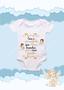 Imagem de Body Para Bebês Anti Alérgico Presente de Deus qualidade Premium roupinha bory bori bore