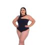 Imagem de Body Plus Size Feminino Um Ombro Regata