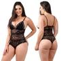 Imagem de Body Plus Size Rendado XGG Com Forro Confortável Sem Bojo Bore Renda Lindo Extra GG