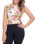 Imagem de Body Regata Lupo Loba Trend 47006 Fit Casual Estampa Floral