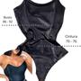 Imagem de Body sem alça Cirre modelo morcego pontas Corselet com Bojo