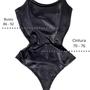 Imagem de Body sem alça Cirre modelo morcego pontas Corselet com Bojo