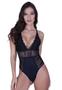 Imagem de Body sem Bojo Feminino Decote Profundo com Detalhe em Renda - c4 BODY POCAH