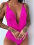 Imagem de Body Strong - Alcinha Decote Super Cavado - Pink Neon