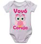 Imagem de Body vovó coruja bodi infantil bori bebê nénem presente