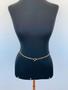 Imagem de Bodychain cinto 2 em 1 com fecho lateral com refulagem banhado a Ouro