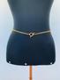 Imagem de Bodychain cinto 2 em 1 com fecho lateral com refulagem banhado a Ouro