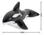 Imagem de Boia Baleia Orca Inflável Infantil Alça 203x102cm