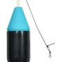 Imagem de Boia Barão Para Pesca Em Pesqueiro Cevadeira Tamba 45g 659 Copo Preto e Azul