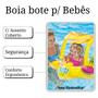 Imagem de Boia Bote Bebê Cobertura Assento Fralda Infantil Inflável Proteção