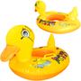Imagem de Boia Bote Pato e Ganso Infantil Inflável Proteção Solar Piscina Praia Criança Desenho De Animal