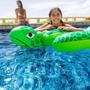 Imagem de Boia Bote Tartaruga Inflável Resistente Grande Verão Piscina Praia Férias