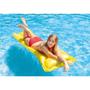 Imagem de Boia colchonete Amarelo p/ piscina inflável 1,83 m intex