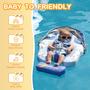 Imagem de Boia de Bebê Lurui Mambobaby com Dossel UPF 50+ (3 a 24 Meses)
