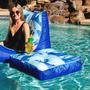 Imagem de Boia de Piscina Big Joe Captain's Caddie - Azul - Sem Inflação