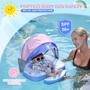 Imagem de Boia de Piscina Infantil Mambobaby com Dossel e Cauda (3 a 24 Meses)