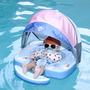 Imagem de Boia de Piscina Infantil Mambobaby com Dossel e Cauda (3 a 24 Meses)