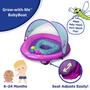 Imagem de Boia de Piscina Infantil SwimSchool Deluxe com Dossel (6 a 24 Meses)