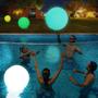 Imagem de Boia de Piscina Inflável com Luzes LED - Bola de Praia Iluminada