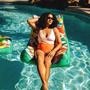 Imagem de Boia de Piscina Salada de Frutas Big Joe Captain's Float 2.0 com Porta-Copos