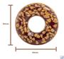 Imagem de Boia Donut Chocolate Intex 99cm