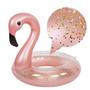 Imagem de Boia Flamingo Glitter Redonda Infantil Piscina Mar - 70cm