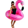 Imagem de Boia Flamingo Inflável Anel Ring 120Cm Grande Piscina