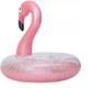Imagem de Boia Flamingo Metálico Glitter Gigante