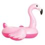 Imagem de Boia Flamingo Rosa Verão Piscina Inflável Grande Até 90kg