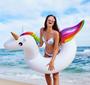 Imagem de Boia Flamingo Unicornio Gigante Piscina Inflável 120cm Adulto