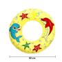 Imagem de Boia Infantil de Cintura Circular Estampa Peixe 60Cm - 1 Unidade