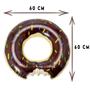 Imagem de Boia Infantil de Donut de Chocolate Com Mordida Dos Simpsons
