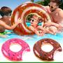 Imagem de Bóia Inflável Circular para Piscina Donuts Melancia 90cm Adulto - Snel