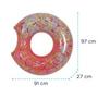 Imagem de Boia Inflável Donut com Glitter Circular Summer Waves