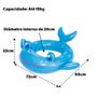 Imagem de Boia Inflável Infantil Animais Circular Com Abertura Para Piscina Verão - 96700 Belfix