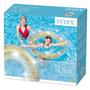 Imagem de Boia Inflável Para Piscina Redonda Transparente Dourado - Intex