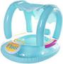 Imagem de Boia Para Bebês Com Assento E Cobertura Baby Boat - Azul 70x65x55