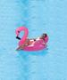 Imagem de Boia piscina Flamingo Rosa Infantil Grande 110x104x94cm p/ piscina