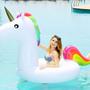 Imagem de Boia Unicornio Gigante Piscina Inflável 120cm Adulto Criança