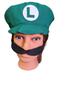 Imagem de Boina Do Luigi com bigode Super Mário Bross Fantasia adulto