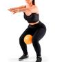Imagem de Bola 20cm para Yoga Pilates Fisioterapia Exercicios Laranja Hidrolight