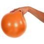 Imagem de Bola 55cm Roxa + Overball 25 Cm + Faixa Elastica Leve + Bomba  Liveup Sports 