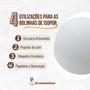 Imagem de Bola Bolinha de Isopor 80mm Resistente Pacote com 20 Bolinhas Decoração Enfeite Trabalho Escolar