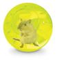 Imagem de Bola brinquedo para roedores globo hamster 11,5cm resistente amarelo