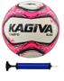 Bola Campo Kagiva Slick Rosa + 1 Bomba de Ar Imagem de Bola Campo Kagiva Slick Rosa + 1 Bomba de Ar